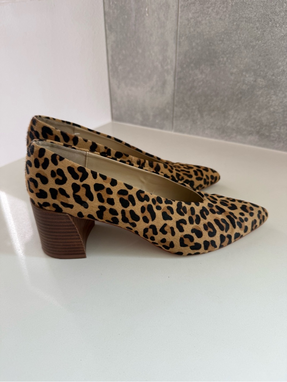 Zara Leopard Print Heels